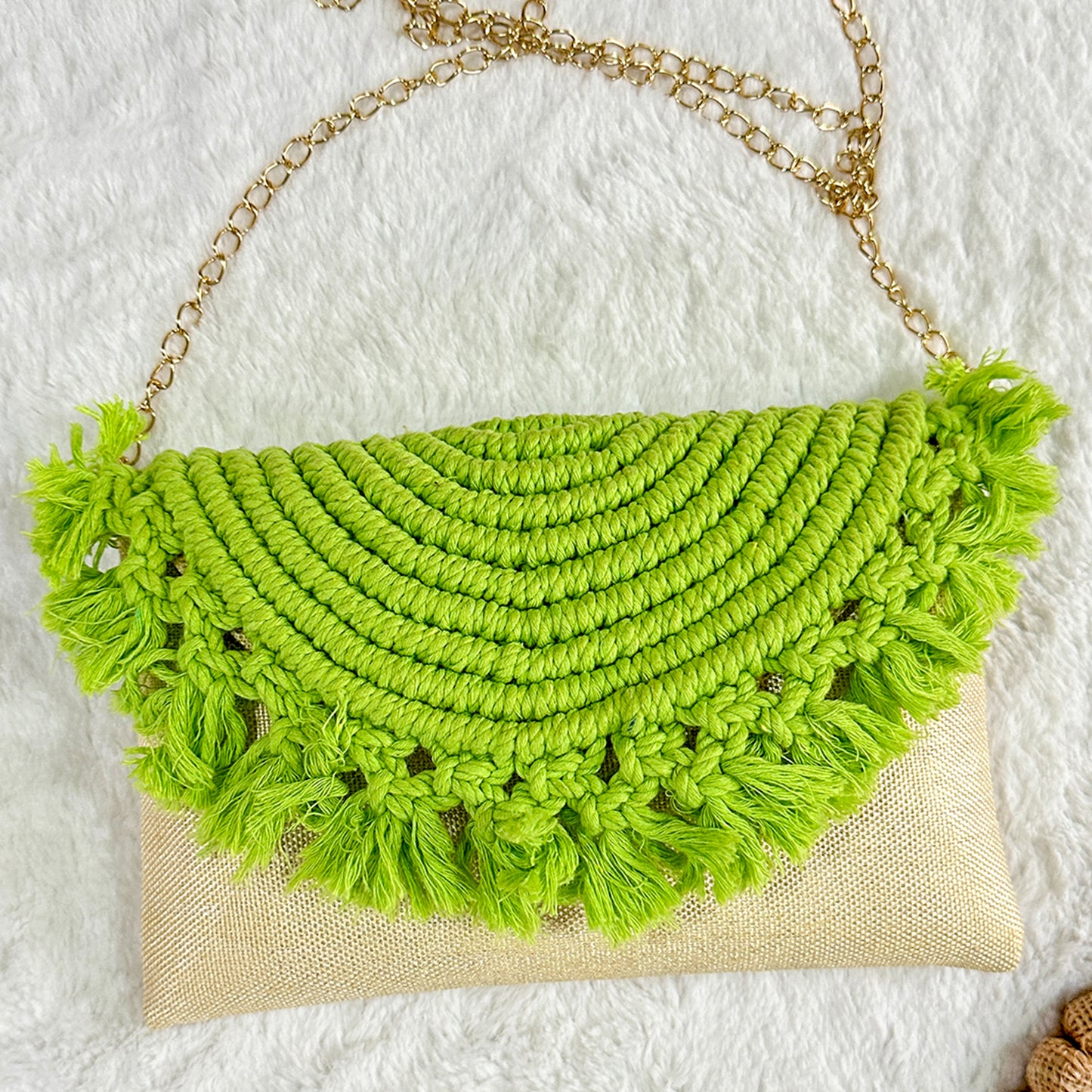 Macrame Clutch bag