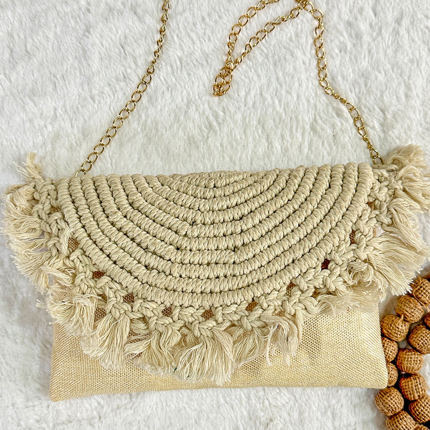 Macrame Clutch bag