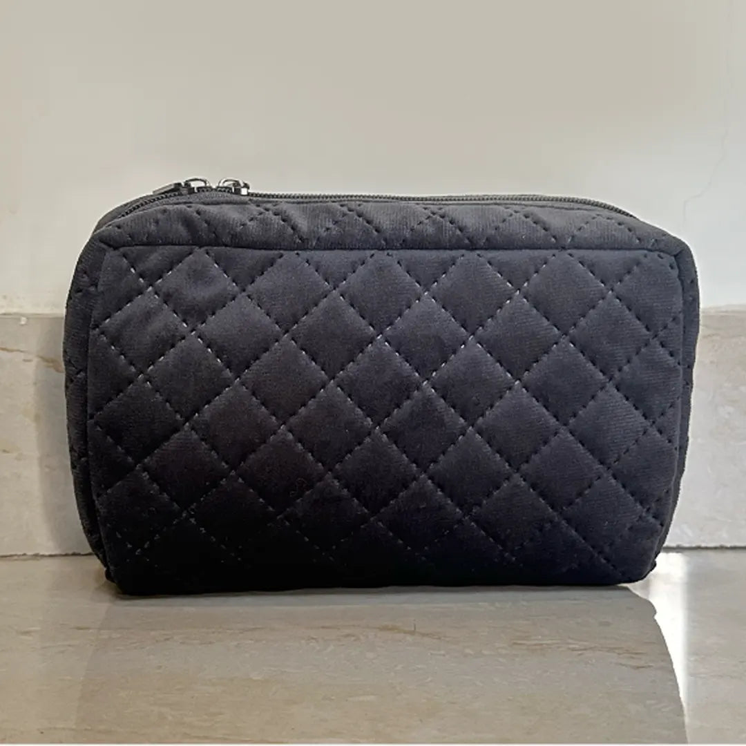 Charcoal Makeup Organiser Pouch