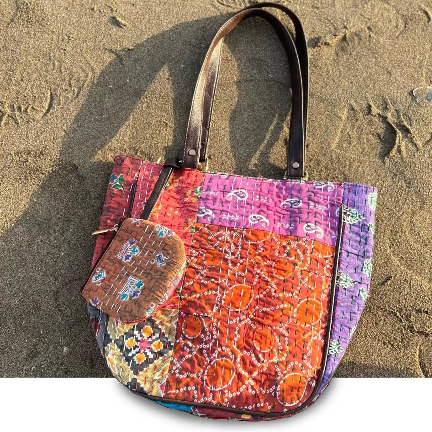Jaipuri Katha Tote Bag