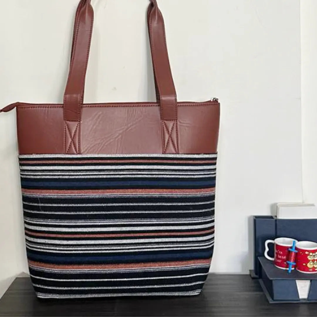 Pink Mosaic Bagwati Tote Bag