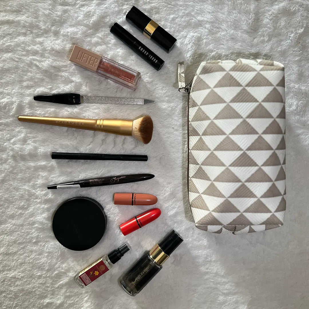 Beige Box all day Pouch