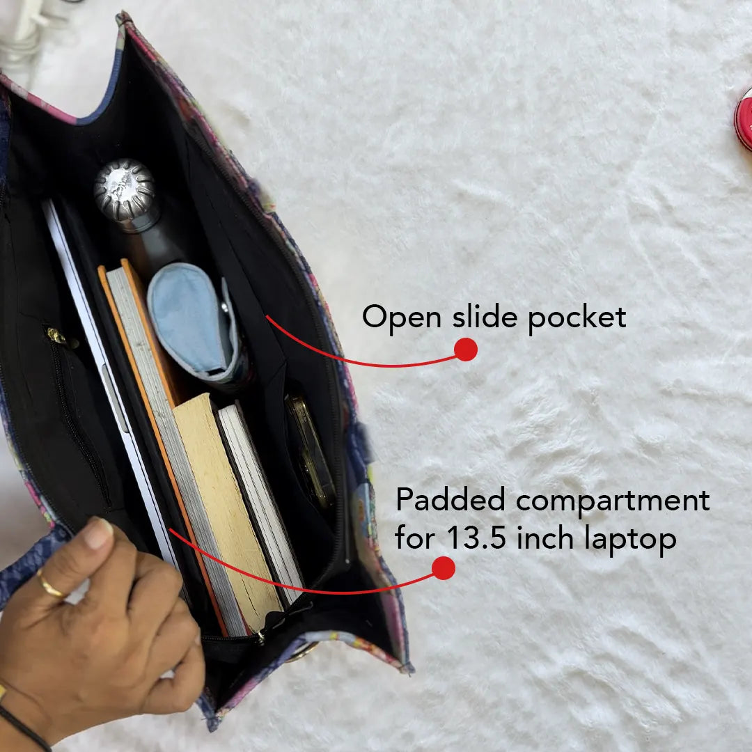 Blue Colour Pop Laptop Bag