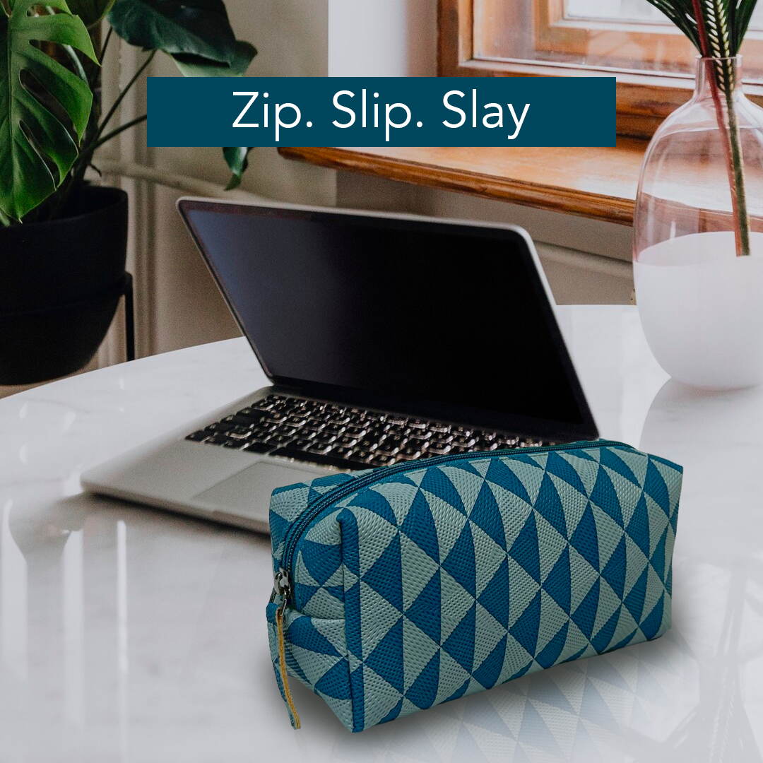 Teal Box all day Pouch