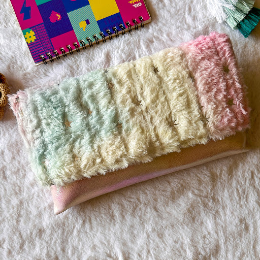 Galaxy clutch bag / Unicorn Clutch/ Fluff and Fancy