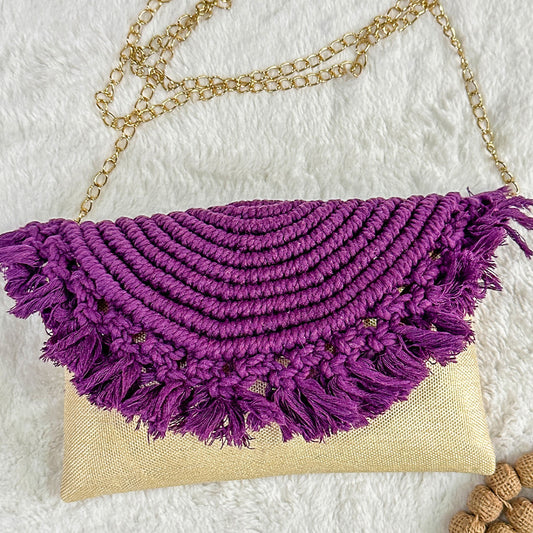 Macrame Clutch bag