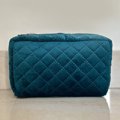 Teal Makeup Organiser Pouch