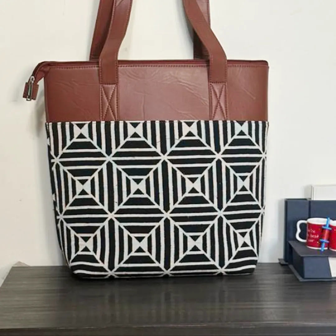 Geometric Bagwati Handbag