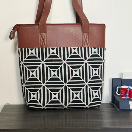 Geometric Bagwati Handbag