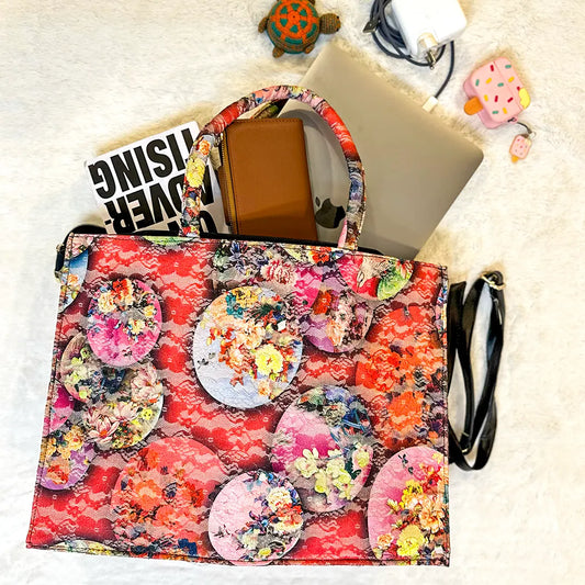 Red Colour Pop Laptop Bag