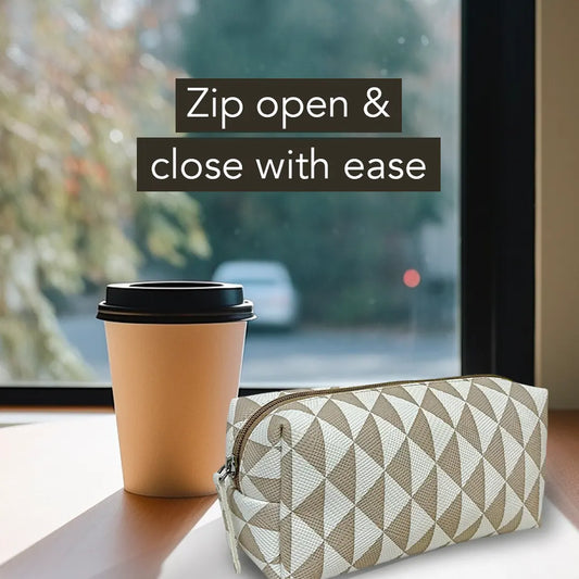 Beige Box all day Pouch