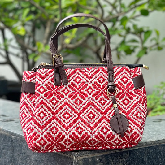 Red Chikankari